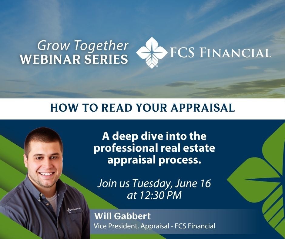 Graphic promoting webinar about reading your appraisal