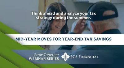 Webinar graphic for Mid-Year Tax Moves for Farmers and Ranchers